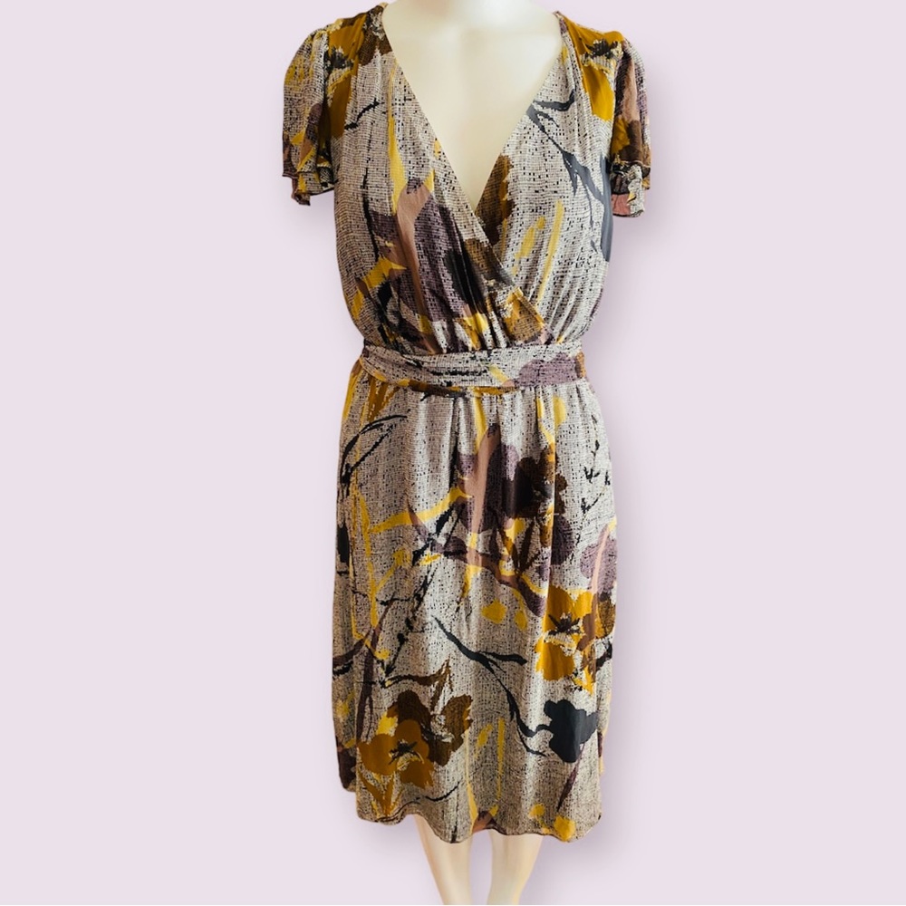 Anthro Maeve Bronwen Wrap Dress